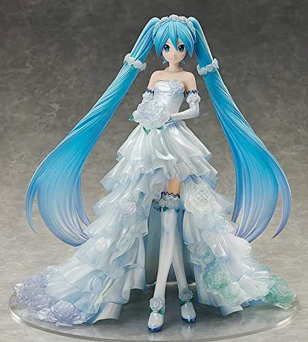 Vocaloid - Hatsune Miku - 1/7 - Wedding Dress ver. (FREEing)ㅤ – FREEing – ActionFigure Brasil