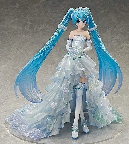 Vocaloid - Hatsune Miku - 1/7 - Wedding Dress ver. (FREEing)ㅤ – FREEing – ActionFigure Brasil
