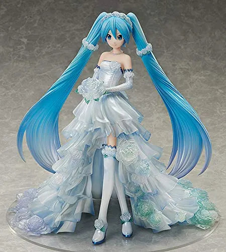 Vocaloid - Hatsune Miku - 1/7 - Wedding Dress ver. (FREEing)ㅤ – FREEing – ActionFigure Brasil