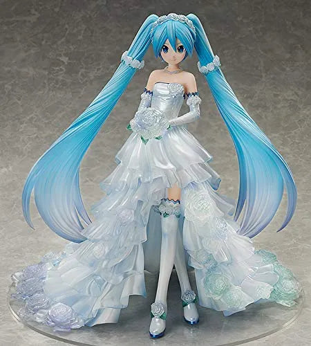 Vocaloid - Hatsune Miku - 1/7 - Wedding Dress ver. (FREEing)ㅤ – FREEing – ActionFigure Brasil
