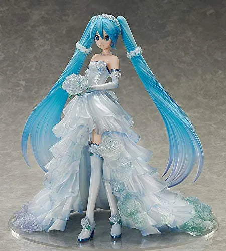 Vocaloid - Hatsune Miku - 1/7 - Wedding Dress ver. (FREEing)ㅤ – FREEing – ActionFigure Brasil