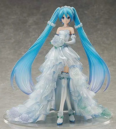 Vocaloid - Hatsune Miku - 1/7 - Wedding Dress ver. (FREEing)ㅤ – FREEing – ActionFigureBrasil — detalhe do produto