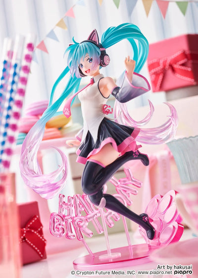Vocaloid - Hatsune Miku - Artist MasterPiece - Birthday 2021, Happy Cat (Taito)ㅤ – Taito – ActionFigureBrasil — detalhe do produto