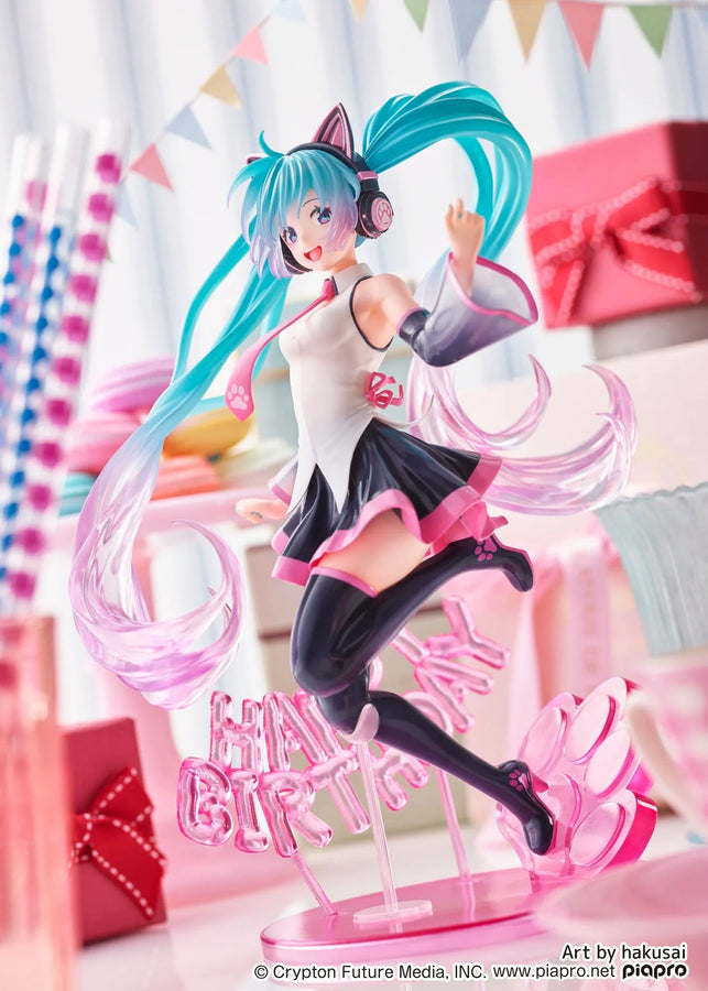 Vocaloid - Hatsune Miku - Artist MasterPiece - Birthday 2021, Happy Cat (Taito)ㅤ – Taito – ActionFigure Brasil