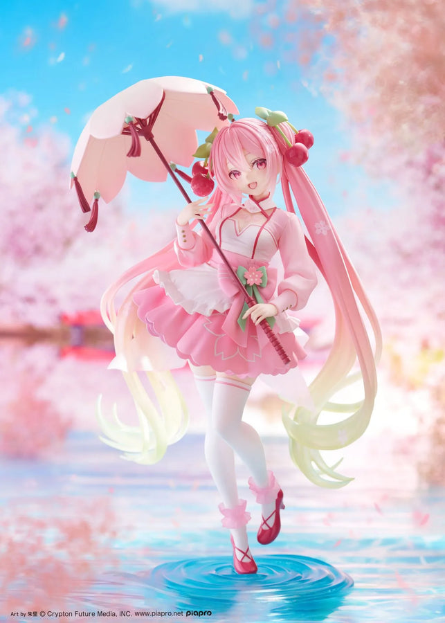 Vocaloid - Hatsune Miku - Artist MasterPiece+ - Sakura, Sakura Dress Ver. (Taito)ㅤ – Taito – ActionFigureBrasil