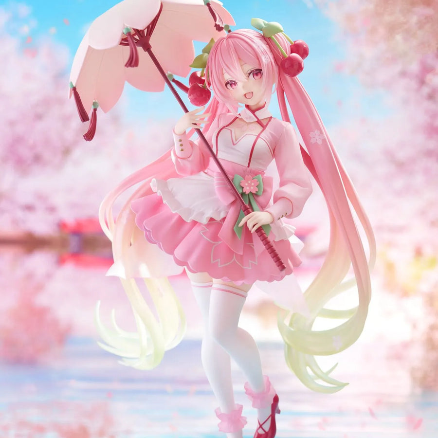 Vocaloid - Hatsune Miku - Artist MasterPiece+ - Sakura, Sakura Dress Ver. (Taito)ㅤ – Taito – ActionFigureBrasil