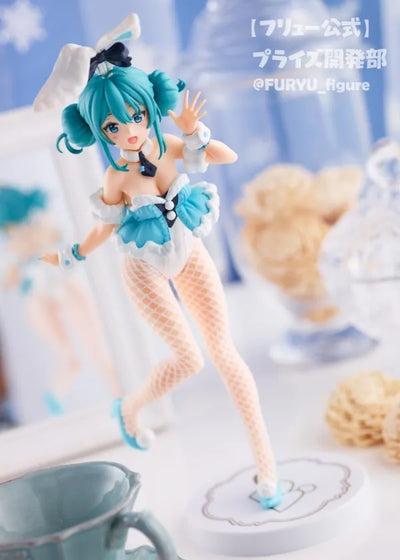 Vocaloid - Hatsune Miku - BiCute Bunnies - White Bunny Ver. (FuRyu)ㅤ – FuRyu – ActionFigureBrasil — ângulo diferente