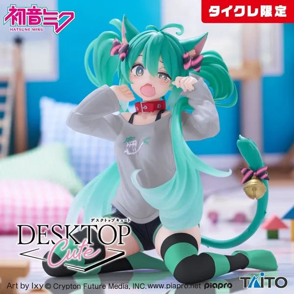 Vocaloid - Hatsune Miku - Desktop Cute - Nekomimi T-Shirt ver., Taito Online Crane Limited (Taito)ㅤ – Taito – ActionFigure Brasil