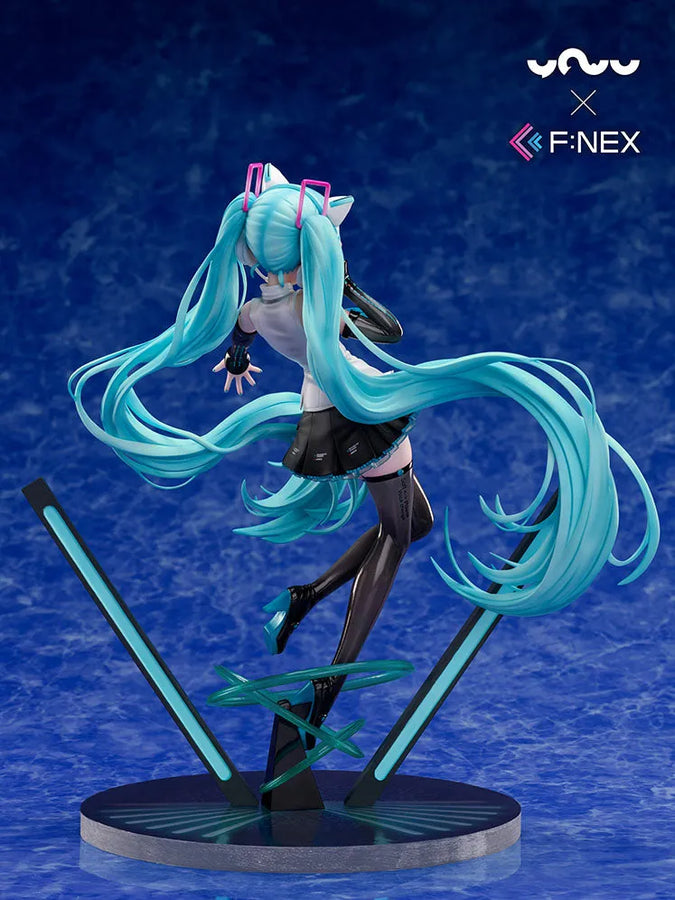 Vocaloid - Hatsune Miku - F:Nex - 1/7 - Nekomimi Headphone Ver. (FuRyu) [Shop Exclusive]ㅤ – FuRyu – ActionFigure Brasil