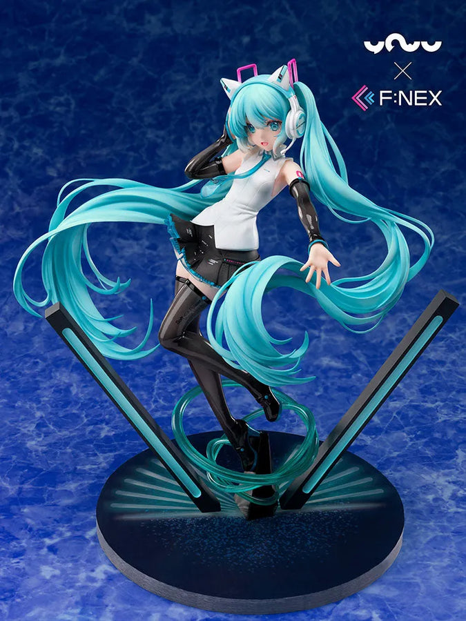 Vocaloid - Hatsune Miku - F:Nex - 1/7 - Nekomimi Headphone Ver. (FuRyu) [Shop Exclusive]ㅤ – FuRyu – ActionFigure Brasil