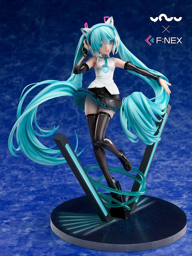 Vocaloid - Hatsune Miku - F:Nex - 1/7 - Nekomimi Headphone Ver. (FuRyu) [Shop Exclusive]ㅤ – FuRyu – ActionFigure Brasil