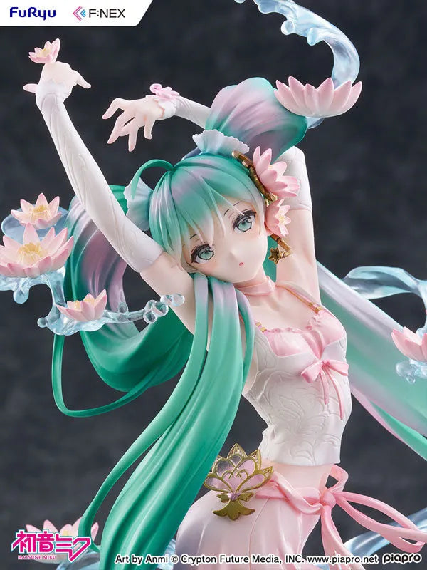 Vocaloid - Hatsune Miku - F:Nex - 1/7 - Water Lily Ver. (FuRyu)ㅤ – FuRyu – ActionFigureBrasil