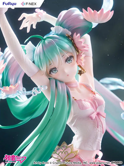Vocaloid - Hatsune Miku - F:Nex - 1/7 - Water Lily Ver. (FuRyu)ㅤ – FuRyu – ActionFigureBrasil — ambientada