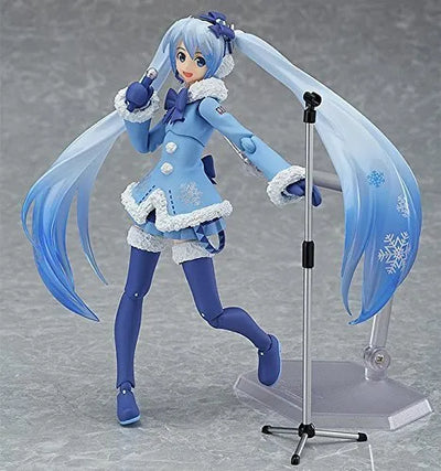 Vocaloid - Hatsune Miku - Figma #EX-039 - Snow 2012, Fluffy Coat ver. (Max Factory)ㅤ – Max Factory As Manufacturer – ActionFigure Brasil