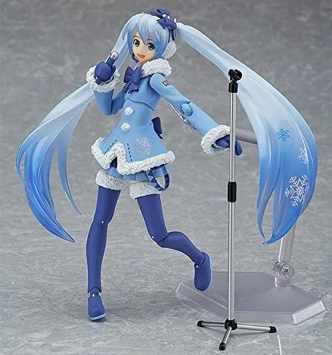 Vocaloid - Hatsune Miku - Figma #EX-039 - Snow 2012, Fluffy Coat ver. (Max Factory)ㅤ – Max Factory As Manufacturer – ActionFigure Brasil