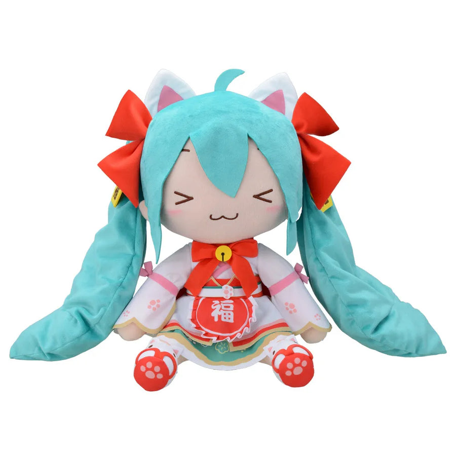 Vocaloid - Hatsune Miku - Fuwa Fuwa Nuigurumi - Maneki Miku, LL (SEGA)ㅤ – Sega – ActionFigure Brasil
