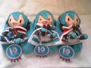Vocaloid - Hatsune Miku - Fuwa Fuwa Nuigurumi - Plush Strap - 10th Anniversary Setㅤ – Sega – ActionFigure Brasil