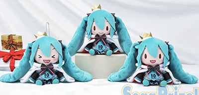 Vocaloid - Hatsune Miku - Fuwa Fuwa Nuigurumi - Plush Strap Set - 10th Anniversaryㅤ – Sega – ActionFigure Brasil