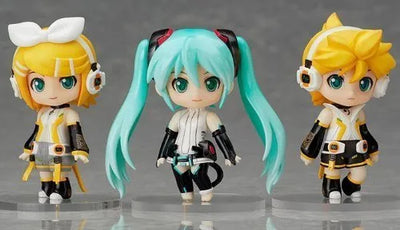 Vocaloid - Hatsune Miku - Good Smile Kuji - Good Smile Kuji "Hatsune Miku 2012 Winter Ver." - Nendoroid Petit - Append - Setㅤ – Good Smile Company – ActionFigure Brasil — ângulo diferente