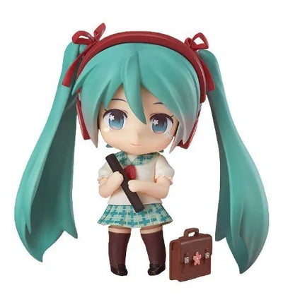 Vocaloid - Hatsune Miku - Good Smile Kuji - Good Smile Kuji "Hatsune Miku 2014 Spring Ver." - Nendoroid #381b - School Uniform ver., Special Colorㅤ – Good Smile Company – ActionFigure Brasil