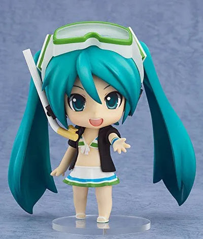 Vocaloid - Hatsune Miku - HappyKuji - HappyKuji Hatsune Miku 2013 Summer ver. - Nendoroid #339b - Swimsuit Ver. - Family Mart Colorㅤ – Good Smile Company – ActionFigureBrasil — detalhe do produto