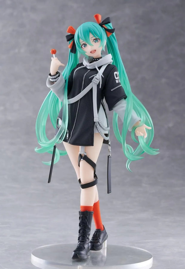Vocaloid - Hatsune Miku - Hatsune Miku Fashion Series - Punk (Taito)ㅤ – Taito – ActionFigure Brasil