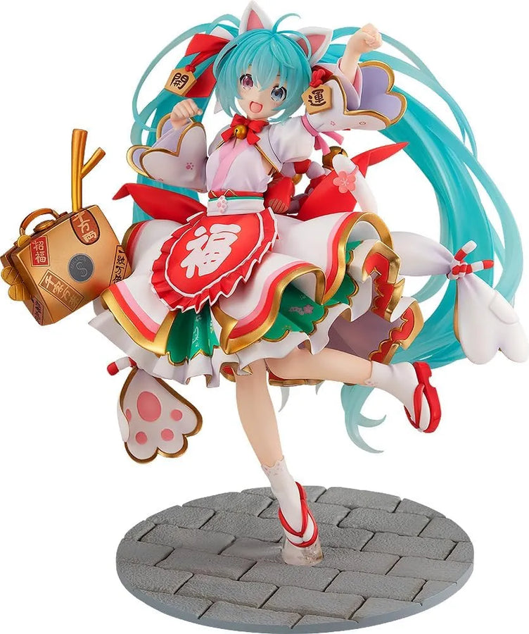 Vocaloid - Hatsune Miku - Hatsune Miku x Maneki Neko - KDcolle - 1/7 - Maneki Miku ver. (Kadokawa)ㅤ – Kadokawa – ActionFigure Brasil