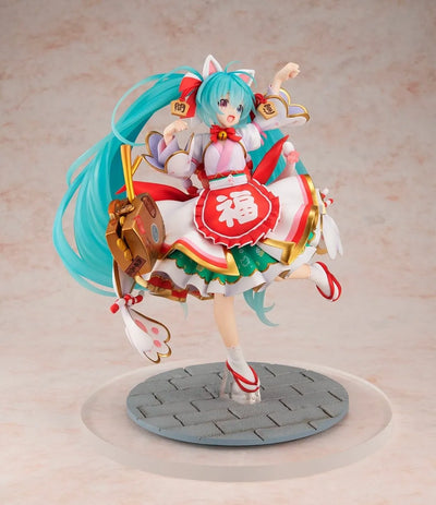Vocaloid - Hatsune Miku - Hatsune Miku x Maneki Neko - KDcolle - 1/7 - Maneki Miku ver. (Kadokawa)ㅤ – Kadokawa – ActionFigureBrasil — ângulo diferente