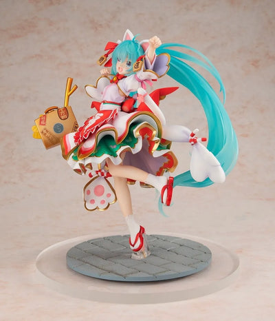 Vocaloid - Hatsune Miku - Hatsune Miku x Maneki Neko - KDcolle - 1/7 - Maneki Miku ver. (Kadokawa)ㅤ – Kadokawa – ActionFigureBrasil — detalhe do produto