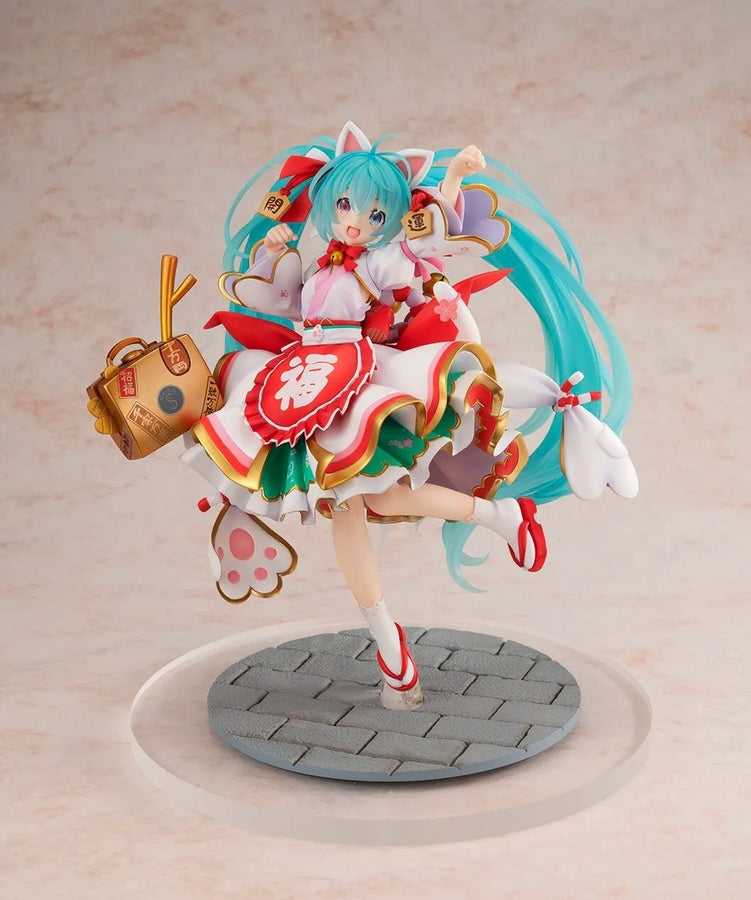 Vocaloid - Hatsune Miku - Hatsune Miku x Maneki Neko - KDcolle - 1/7 - Maneki Miku ver. (Kadokawa)ㅤ – Kadokawa – ActionFigure Brasil