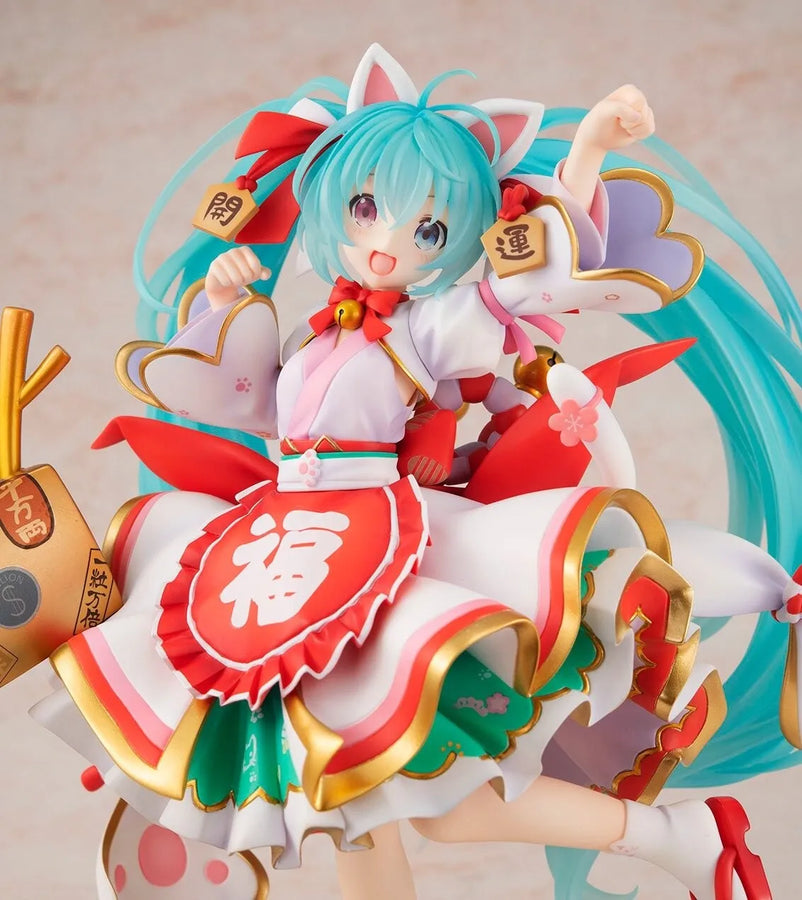 Vocaloid - Hatsune Miku - Hatsune Miku x Maneki Neko - KDcolle - 1/7 - Maneki Miku ver. (Kadokawa)ㅤ – Kadokawa – ActionFigure Brasil