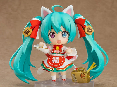 Vocaloid - Hatsune Miku - Hatsune Miku x Maneki Neko - Nendoroid #1777 - Maneki Miku Ver. - 2025 Re-release (Good Smile Company) [Shop Exclusive]ㅤ – Good Smile Company – ActionFigureBrasil — ângulo diferente