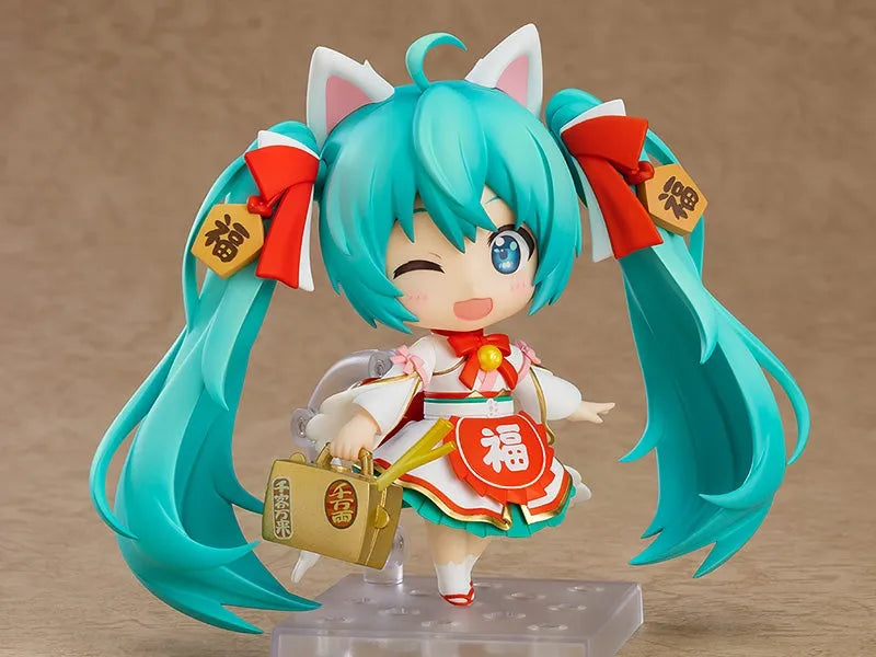 Vocaloid - Hatsune Miku - Hatsune Miku x Maneki Neko - Nendoroid #1777 - Maneki Miku Ver. - 2025 Re-release (Good Smile Company) [Shop Exclusive]ㅤ – Good Smile Company – ActionFigure Brasil