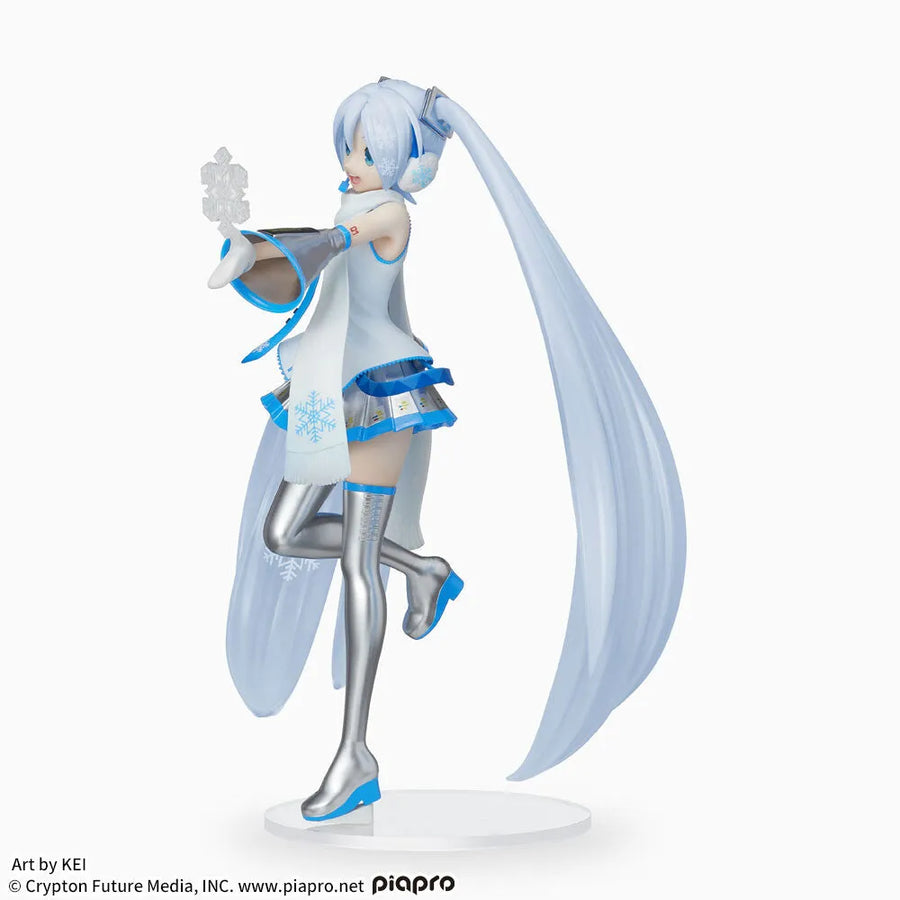 Vocaloid - Hatsune Miku - Luminasta - Snow Miku Skytown Ver. (SEGA)ㅤ – Sega – ActionFigure Brasil
