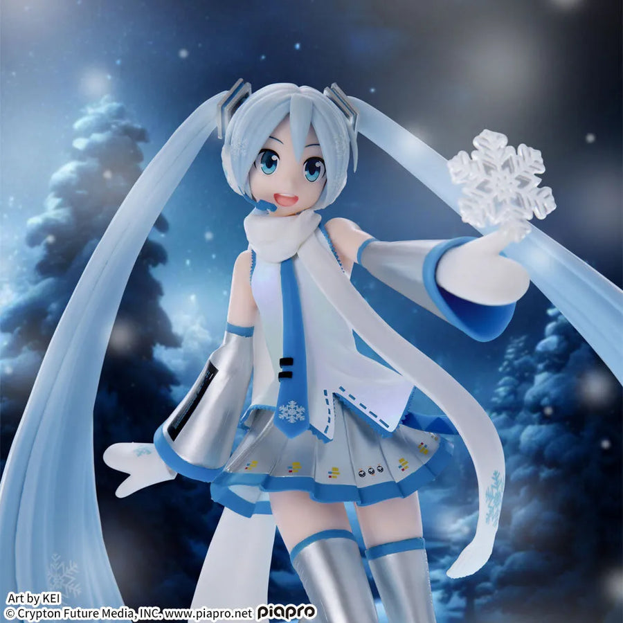Vocaloid - Hatsune Miku - Luminasta - Snow Miku Skytown Ver. (SEGA)ㅤ – Sega – ActionFigure Brasil