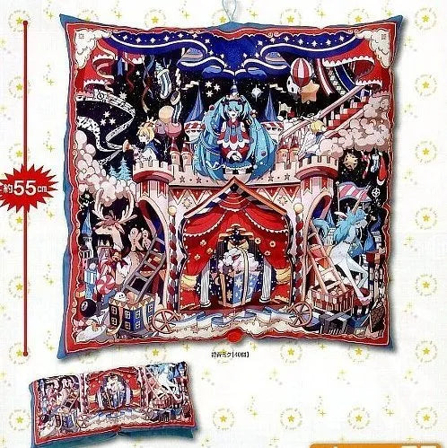 Vocaloid - Hatsune Miku - Mega Jumbo Christmas Plush Set - Kagamine Rin - Kagamine Len - Incl. Pillowㅤ – Sega – ActionFigure Brasil