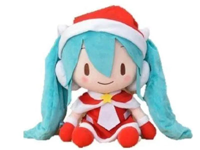 Vocaloid - Hatsune Miku - Mega Jumbo Christmas Plush Set - Kagamine Rin - Kagamine Len - Incl. Pillowㅤ – SEGA – ActionFigureBrasil — embalagem