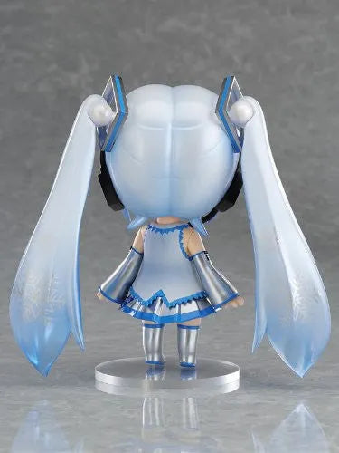 Vocaloid - Hatsune Miku - Nendoroid #097 - Snowㅤ – Good Smile Company – ActionFigureBrasil — ângulo diferente