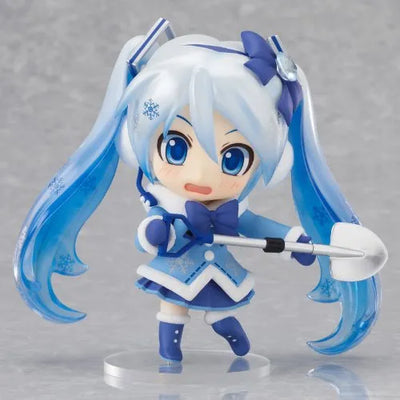 Vocaloid - Hatsune Miku - Nendoroid #207 - Snow 2012 Fluffy Coat ver.ㅤ – Good Smile Company – ActionFigureBrasil — embalagem