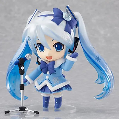 Vocaloid - Hatsune Miku - Nendoroid #207 - Snow 2012 Fluffy Coat ver.ㅤ – Good Smile Company – ActionFigureBrasil — acessórios