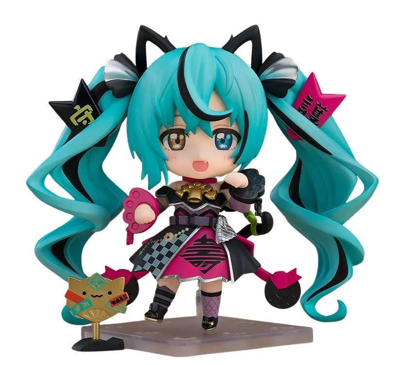 Vocaloid - Hatsune Miku - Nendoroid #2759 - Black Maneki Miku Ver. (Chara-Ani, Good Smile Company) [Shop Exclusive]ㅤ – Good Smile Company as ManufacturerChara-Ani as Planning – ActionFigure Brasil