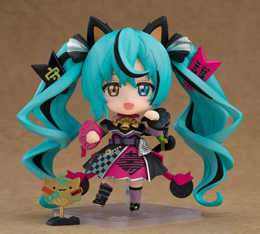 Vocaloid - Hatsune Miku - Nendoroid #2759 - Black Maneki Miku Ver. (Chara-Ani, Good Smile Company) [Shop Exclusive]ㅤ – Good Smile Company as ManufacturerChara-Ani as Planning – ActionFigure Brasil