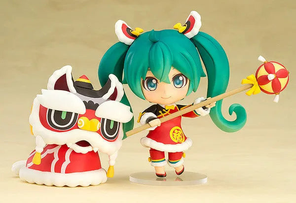 Vocaloid - Hatsune Miku - Nendoroid #654 - Lion Dance Ver. (Good Smile Company)ㅤ – Good Smile Company – ActionFigure Brasil