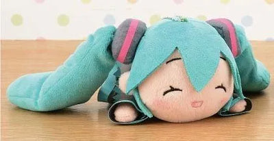 Vocaloid - Hatsune Miku - Nesoberi Cushion - Plush Strap - happyㅤ – Sega – ActionFigure Brasil