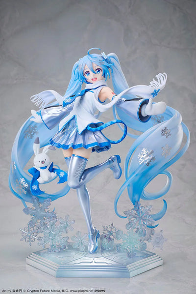 Vocaloid - Hatsune Miku - Rabbit Yukine - 1/7 - Snow, Skytown 10th Anniversary Ver. (Design Coco)ㅤ – Design Coco – ActionFigureBrasil — ângulo diferente