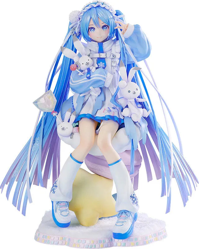 Vocaloid - Hatsune Miku - Rabbit Yukine - 1/7 - Snow, Yukiiro Pop Ver. (Good Smile Company)ㅤ – Good Smile Company – ActionFigureBrasil