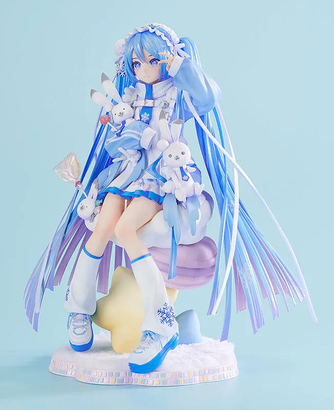 Vocaloid - Hatsune Miku - Rabbit Yukine - 1/7 - Snow, Yukiiro Pop Ver. (Good Smile Company)ㅤ – Good Smile Company – ActionFigureBrasil