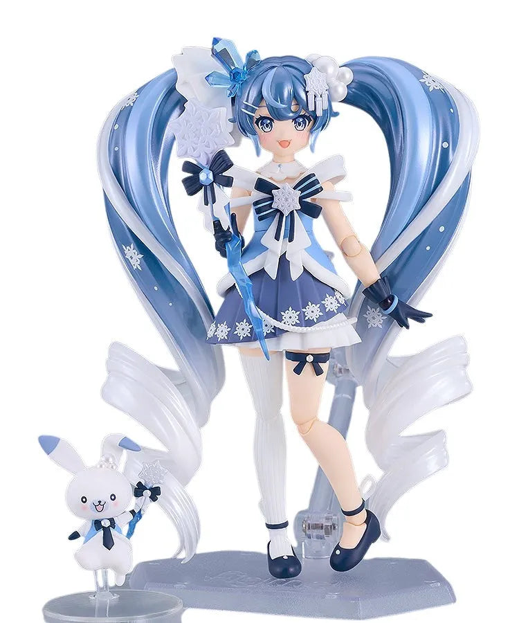 Vocaloid - Hatsune Miku - Rabbit Yukine - Figma (#669) - Snow, Crystal Snow Ver. (Good Smile Company) [Shop Exclusive]ㅤ – Good Smile Company – ActionFigure Brasil