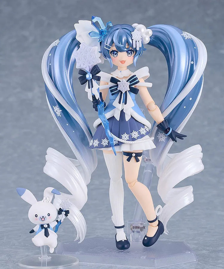 Vocaloid - Hatsune Miku - Rabbit Yukine - Figma (#669) - Snow, Crystal Snow Ver. (Good Smile Company) [Shop Exclusive]ㅤ – Good Smile Company – ActionFigure Brasil