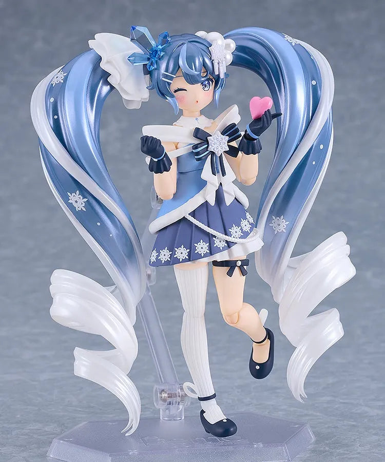 Vocaloid - Hatsune Miku - Rabbit Yukine - Figma (#669) - Snow, Crystal Snow Ver. (Good Smile Company) [Shop Exclusive]ㅤ – Good Smile Company – ActionFigure Brasil